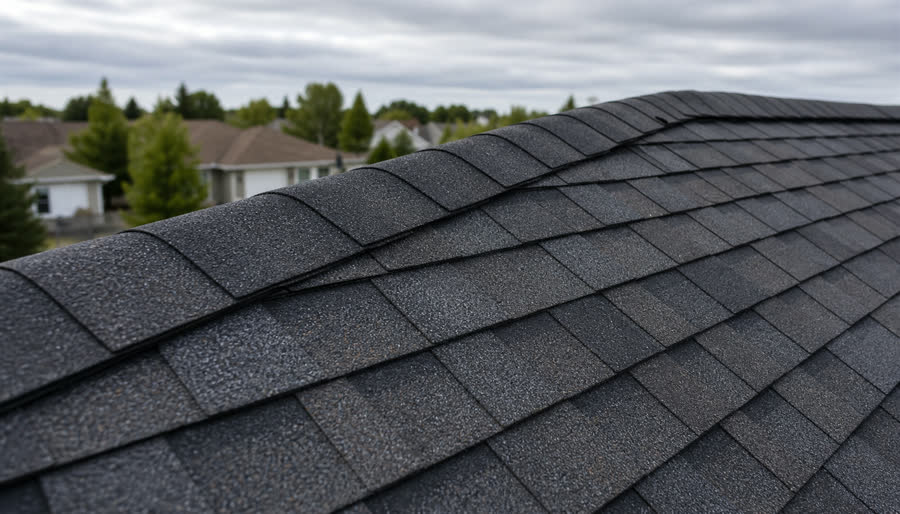 Asphalt shingle roof on a Winnipeg home by Trudel Roofing