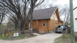 Log Cabin Roofing - made to last roof replacement steep pitch